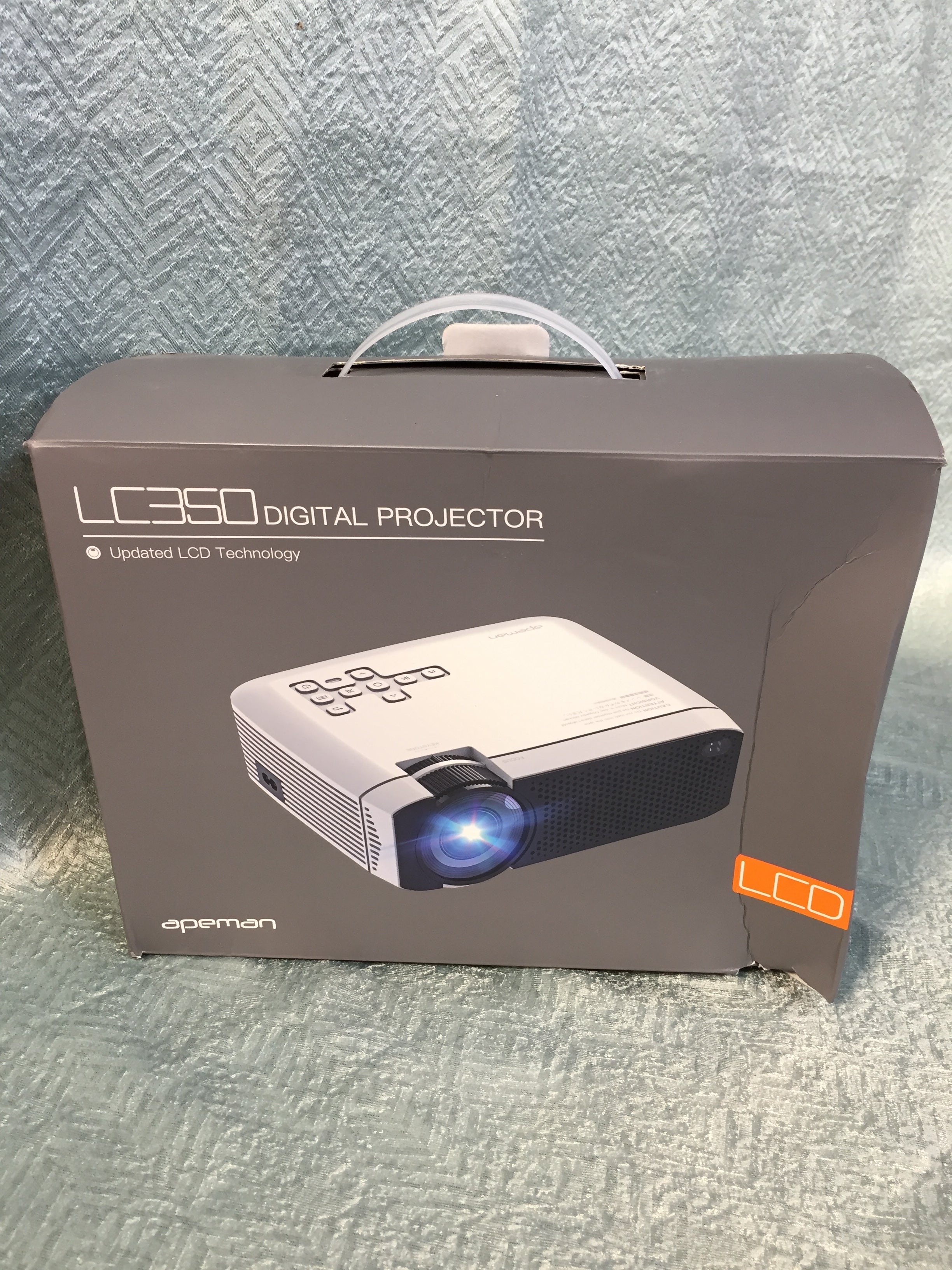 APEMAN LC350 Digital Projector - White - LCD Technology (7498421207278)